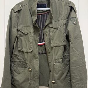 Tommy Hilfiger Khaki Men's Military Jacket